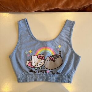 Pusheen x Hello Kitty Bra / Crop Top